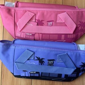 NWT Spring Trader Joe's Mini Insulated Cooler Tote Lunch Bag (2) SAME DAY SHIP